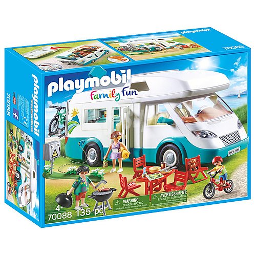 Escenario de juego Caravana de verano con 3 figuras y accesorios, 70088 Family Fun playmobil