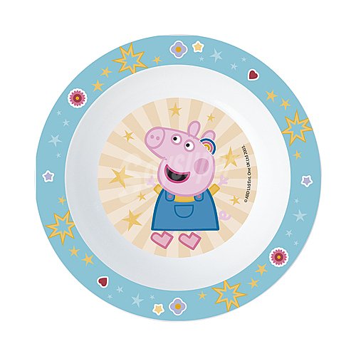 Cuenco infantil apto para microondas, diseño Peppa Pig stor.