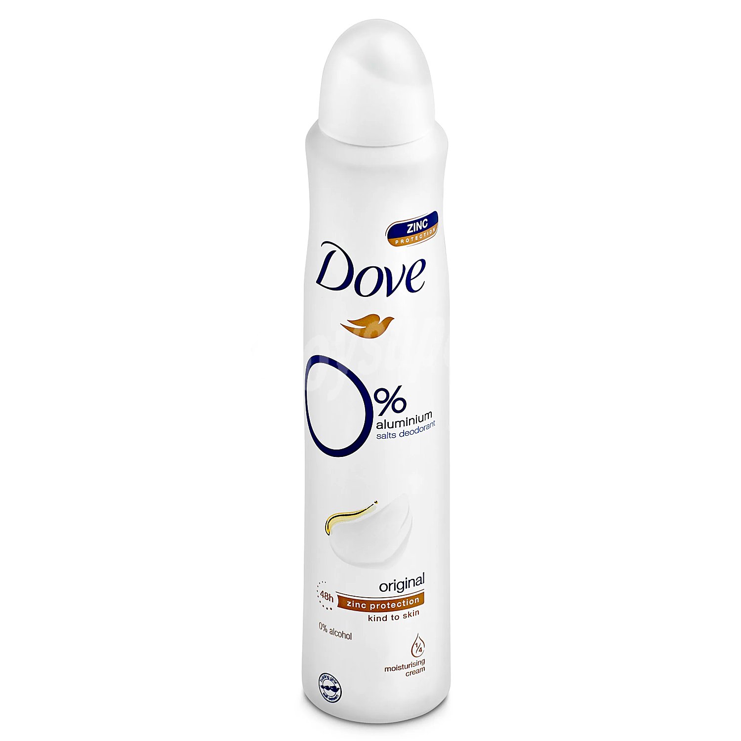 Desodorante original sin alcohol 0% sales de aluminio Dove