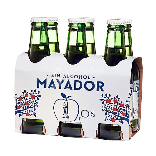 Mayador Sidra de manzana 0,0% (sin alcohol), elaborada en Asturias mayador