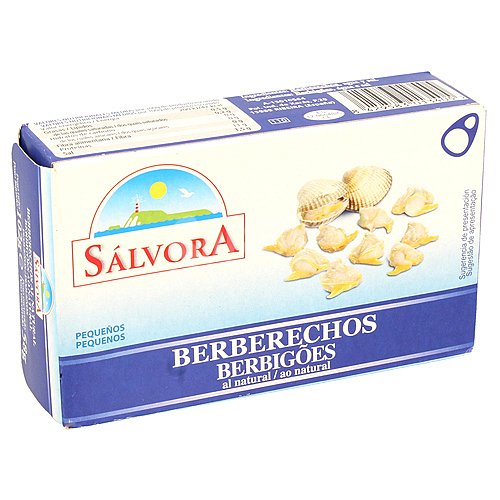 Sálvora Berberechos al natural + 75 piezas sálvora