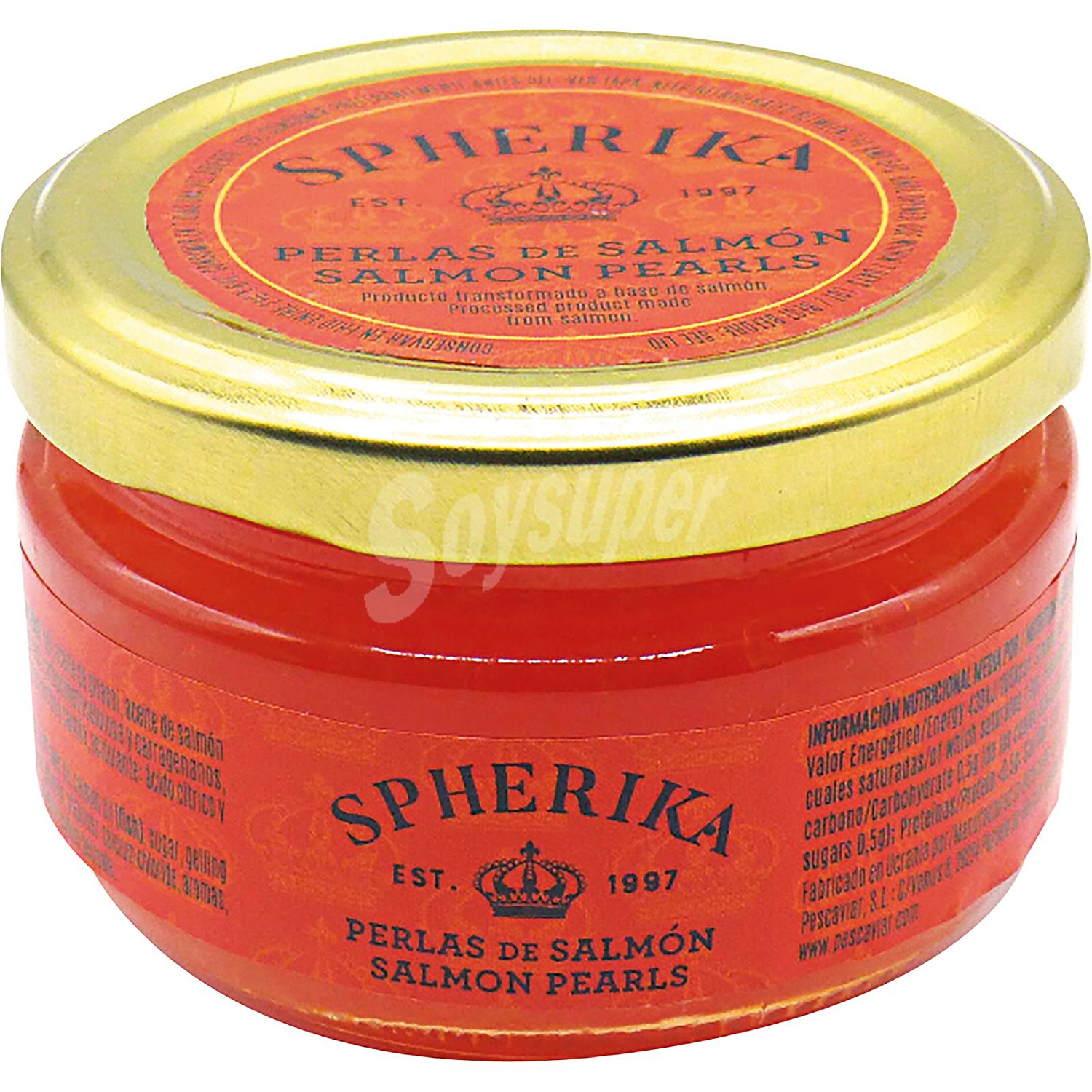 Perlas de salmón Spherika Gourmet