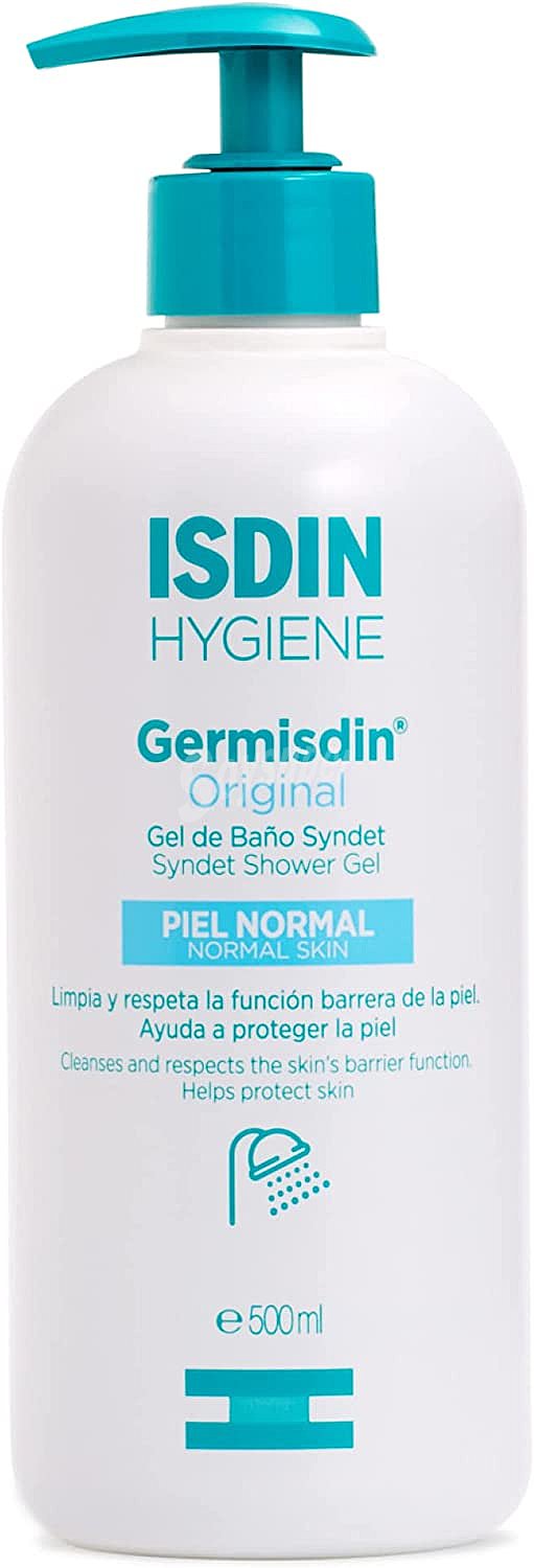 Germisdin Original Higiene corporal y manos, gel de baño formulado con agentes antisépticos