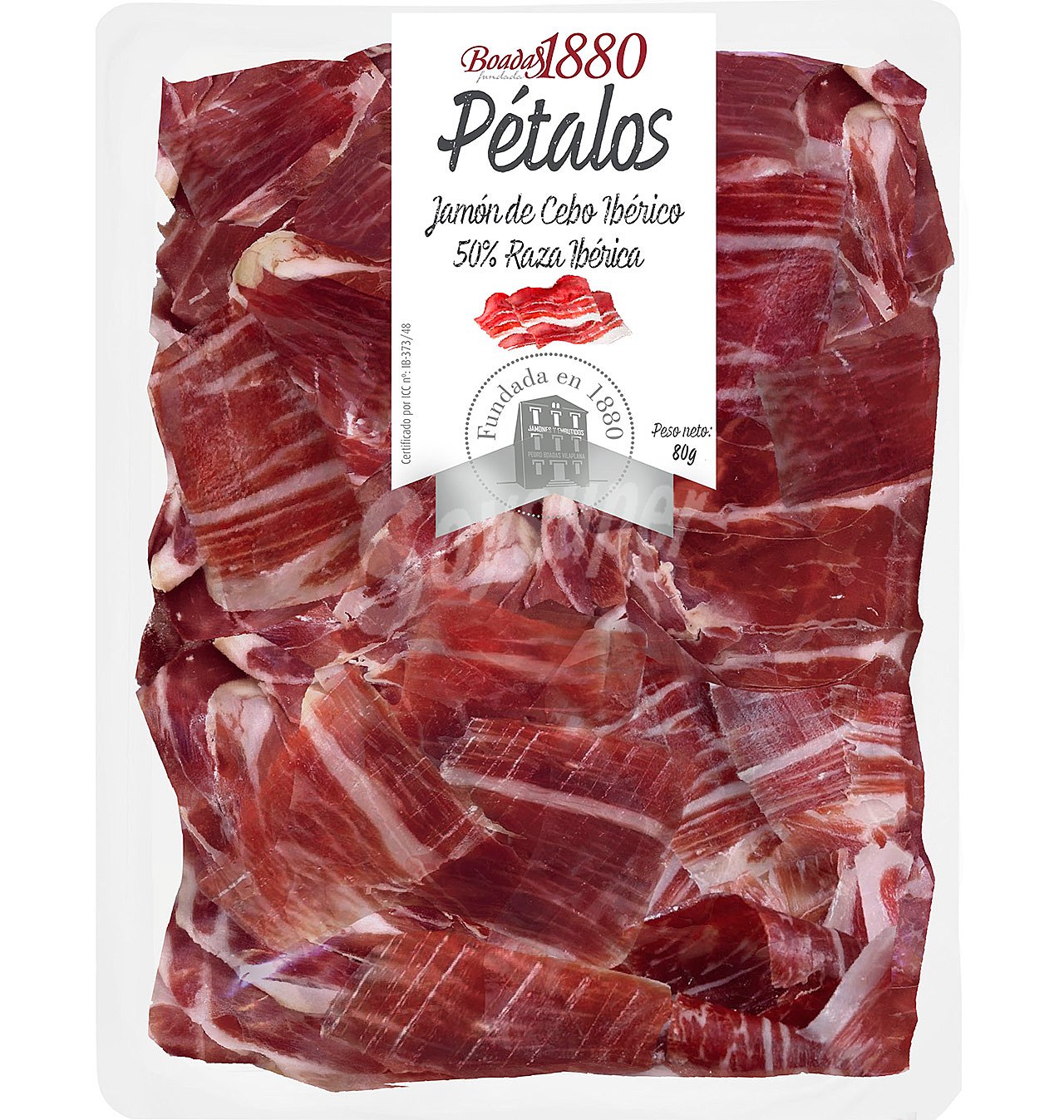 Jamón de cebo 50%IBÉRICO boadas