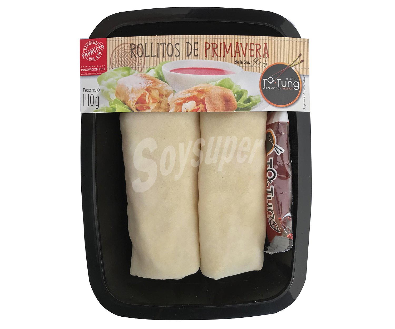 Rollitos de primavera, listos para calentar y comer