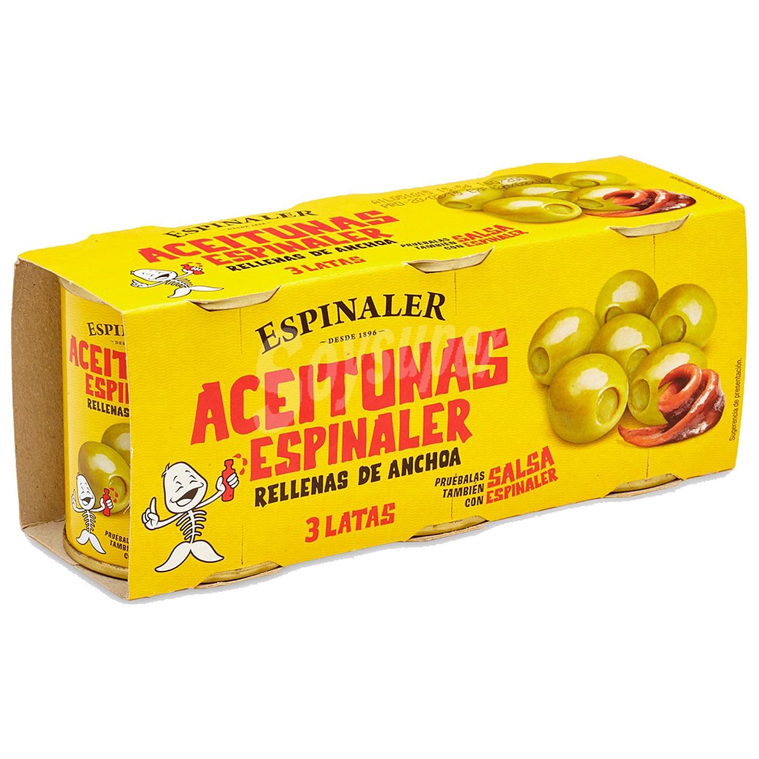 Aceitunas rellenas de anchoa