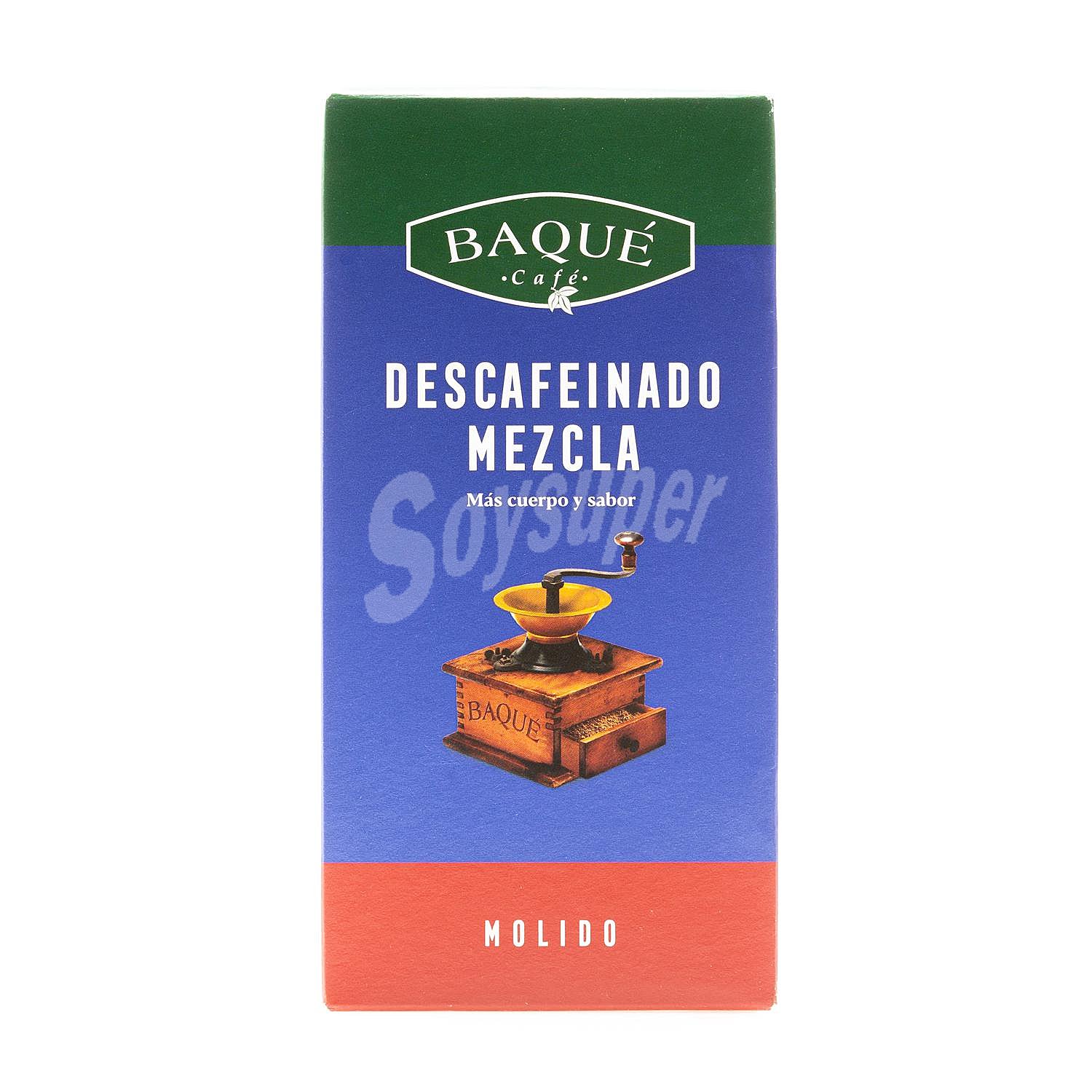 Café molido descafeinado mezcla