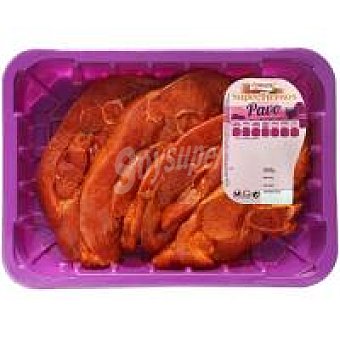 Chuleta de pavo adobada con pimentón