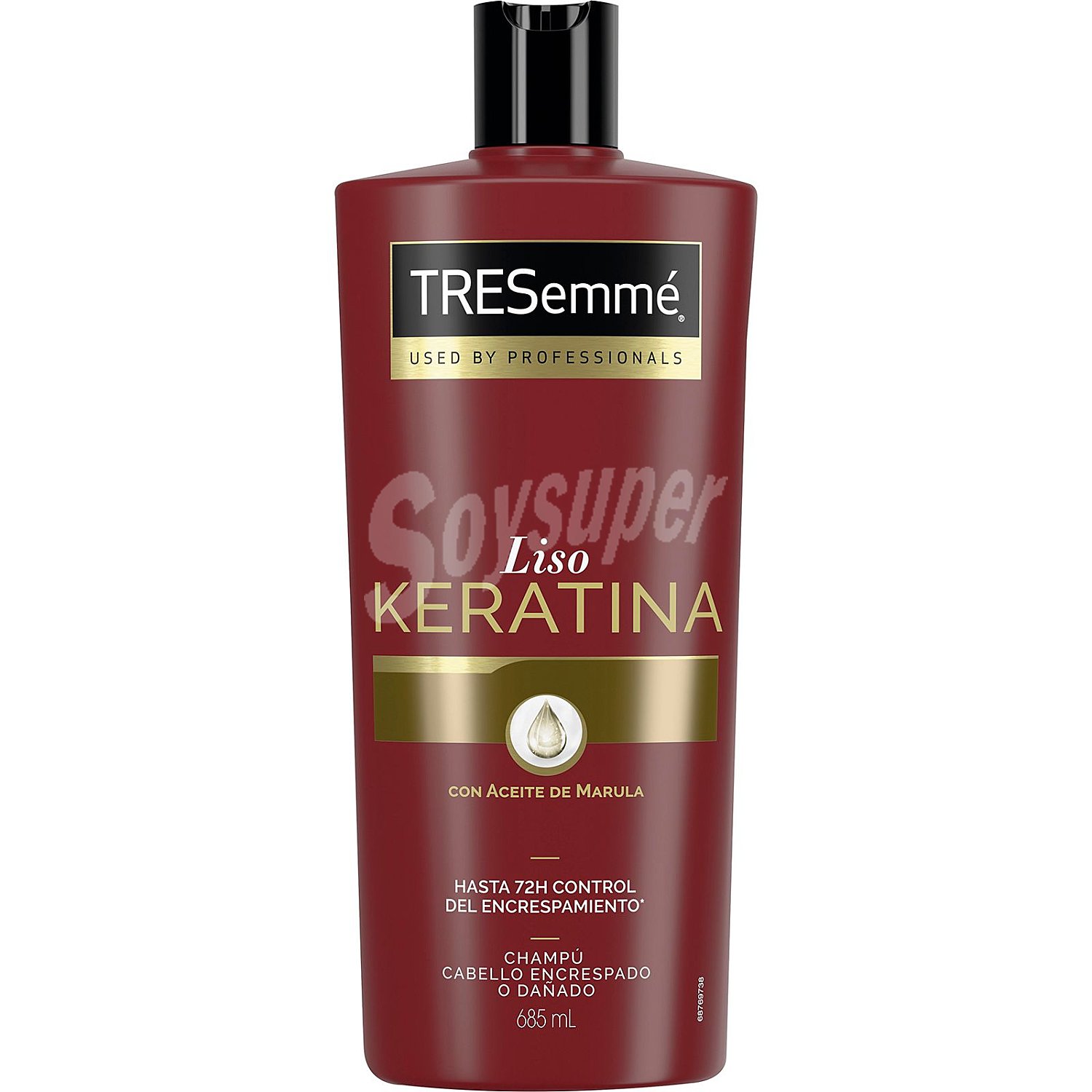 Champú con aceite de Marula, para cabello encrespado o dañado tresemmé Liso keratina