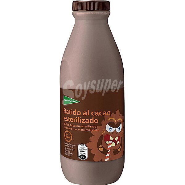 Batido de cacao sin gluten