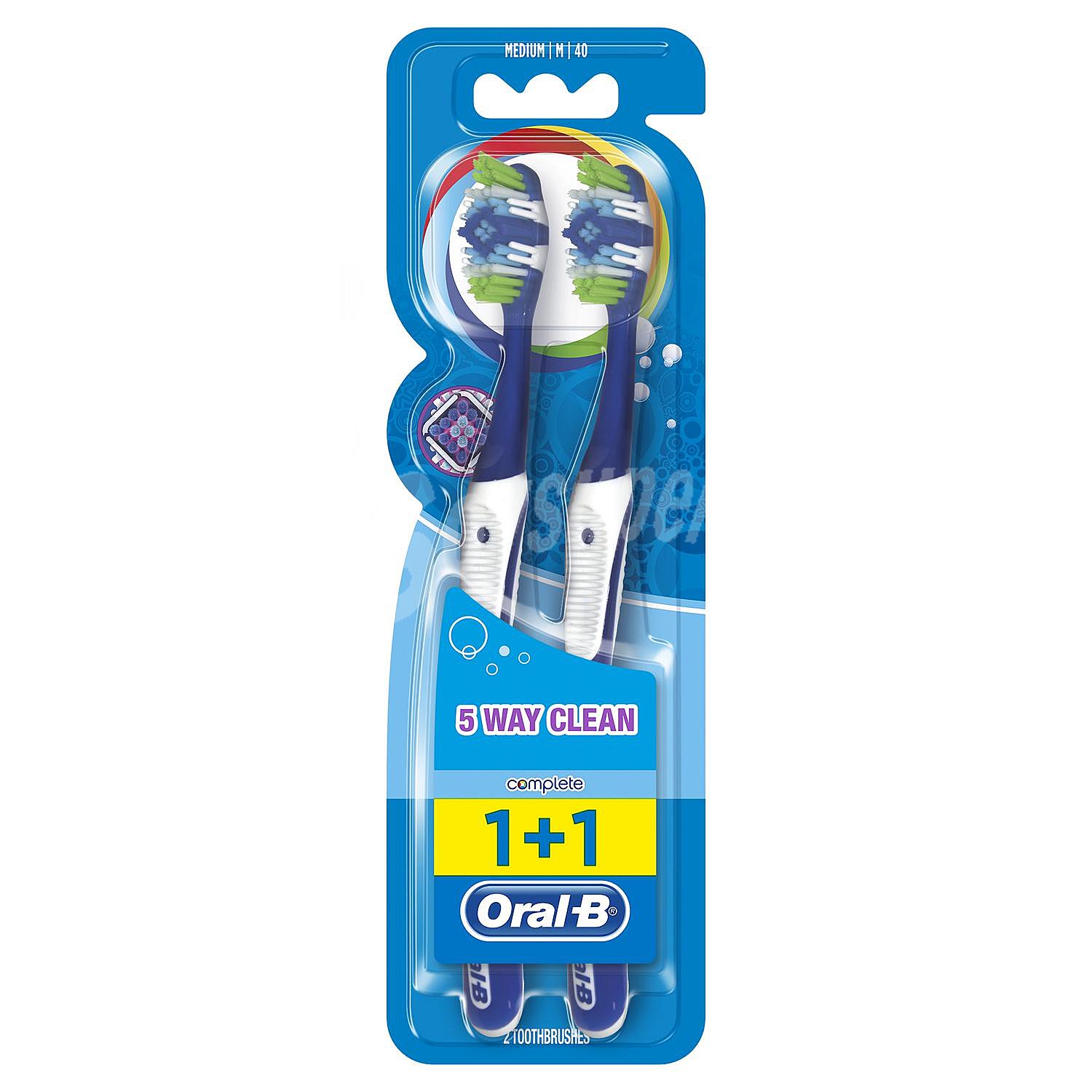 Cepillo de dientes medio Complete 5 Way Clean oral-b