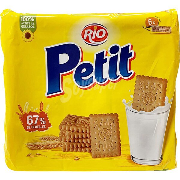 Petit galleta de desayuno con 67% de cereales