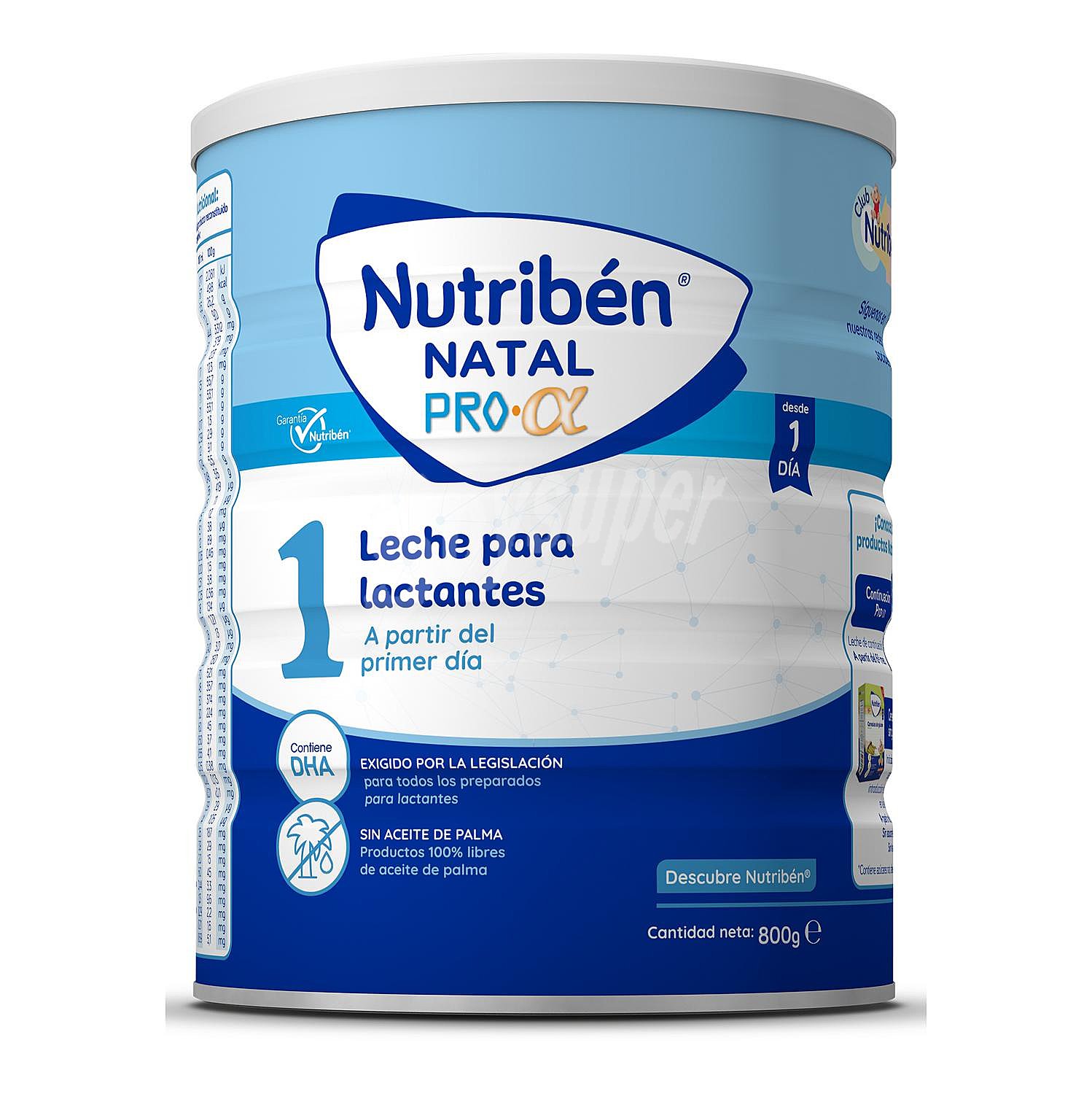 Leche infantil para lactantes desde el primer día Nutriben Natal