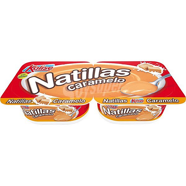 Natillas sabor a caramelo pack 2 unds. 135 g