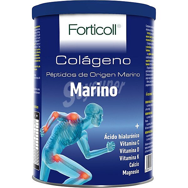 Colágeno bioactivo marino con ácido hialurónico vitaminas calcio y magnesio