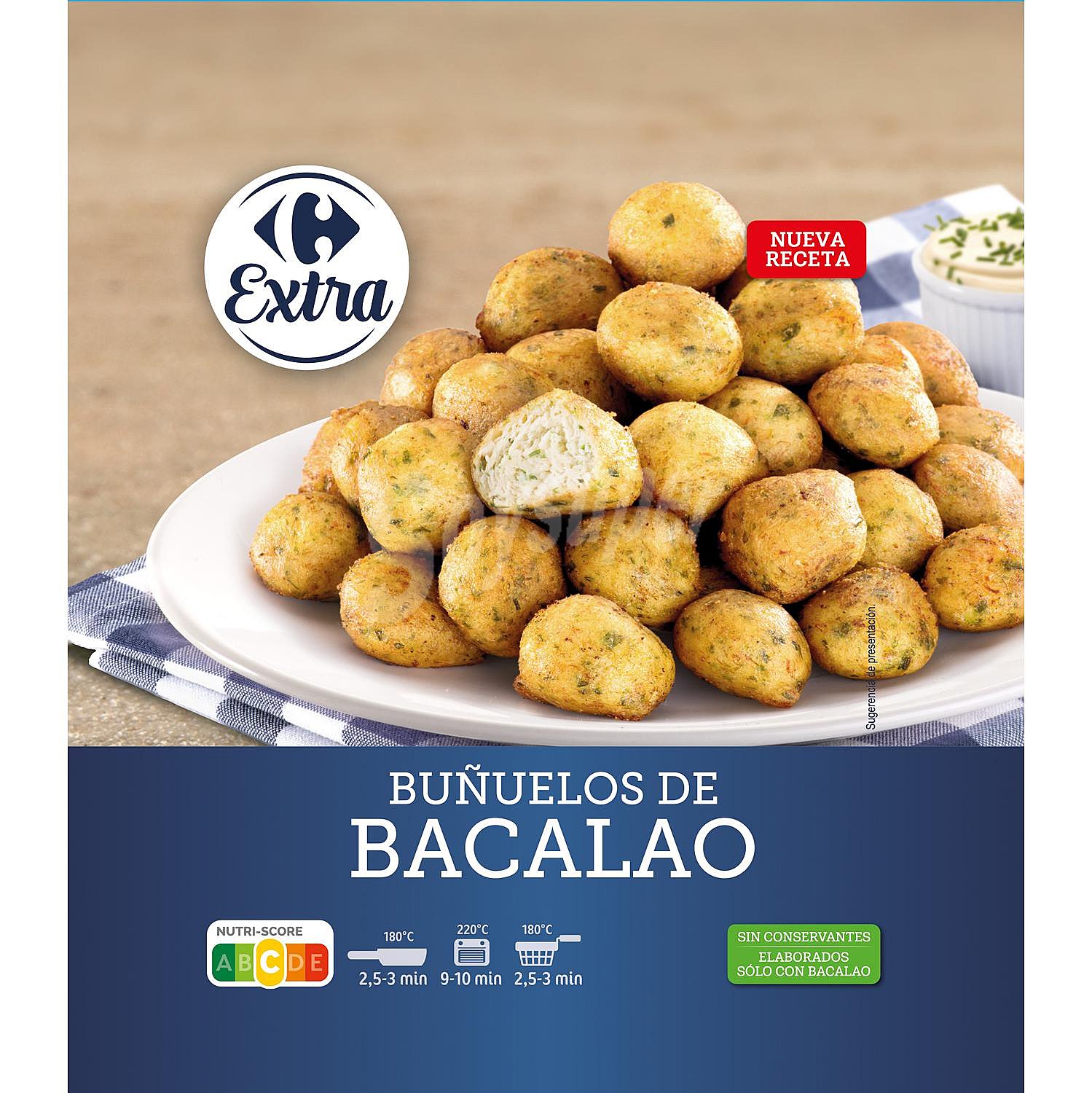 Buñuelos bacalao Carrefour Extra