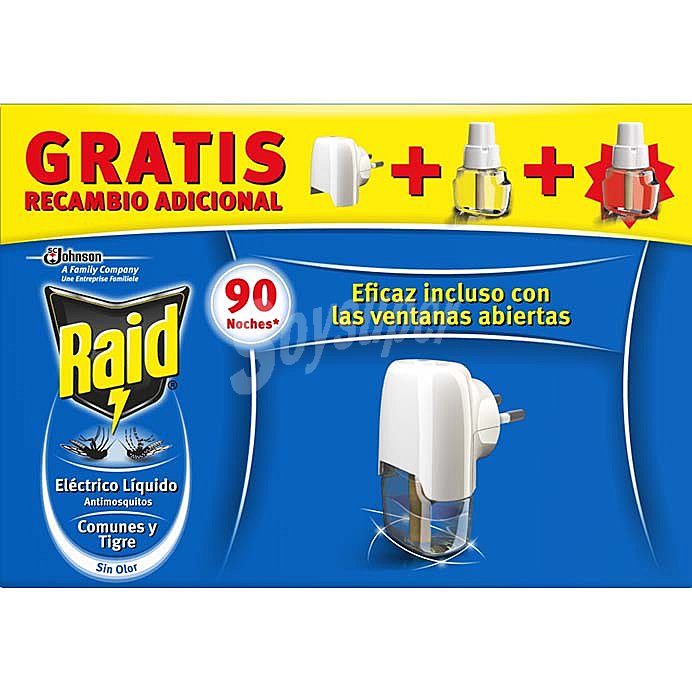 Antimosquitos (difusor + recambios) raid