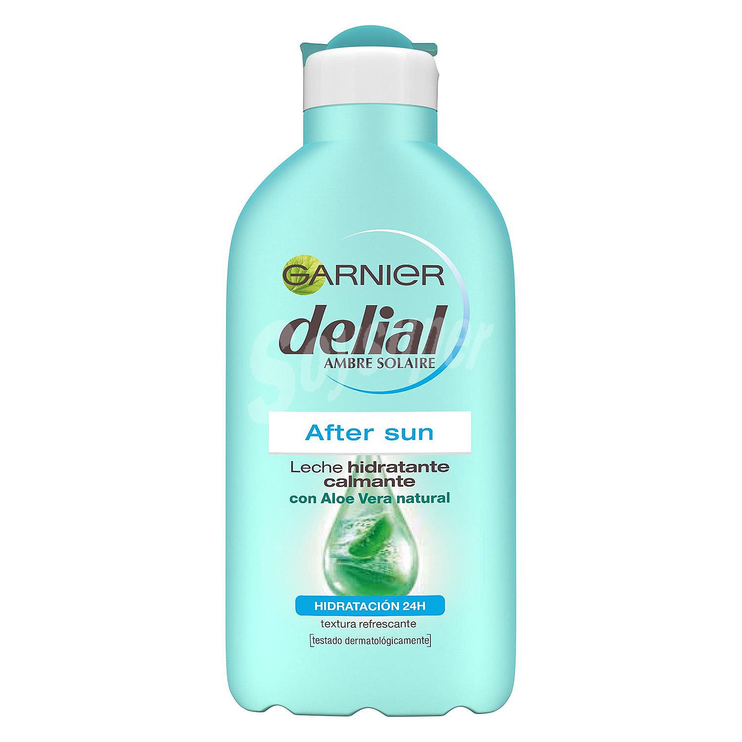 Delial Leche after sun, con aloe vera natural y acción hidratante y calmante delial