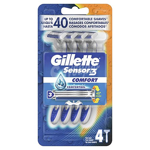 Maquinillas desechables Sensor3 Comfort Gillette