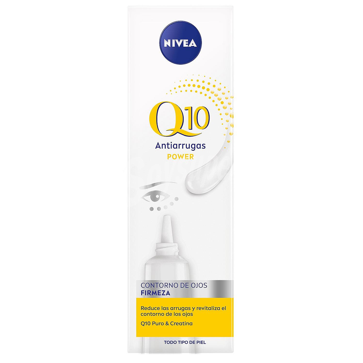 Q10 Power contorno de ojos antiarrugas + firmeza para todo tipo de pieles