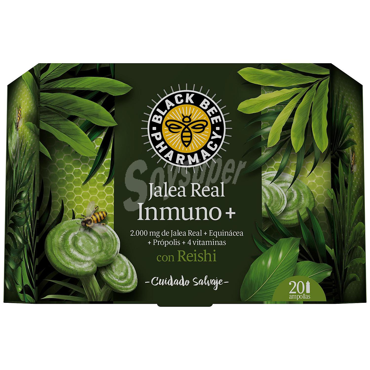 Jalea real Inmuno+ en ampollas Black Bee Pharmacy