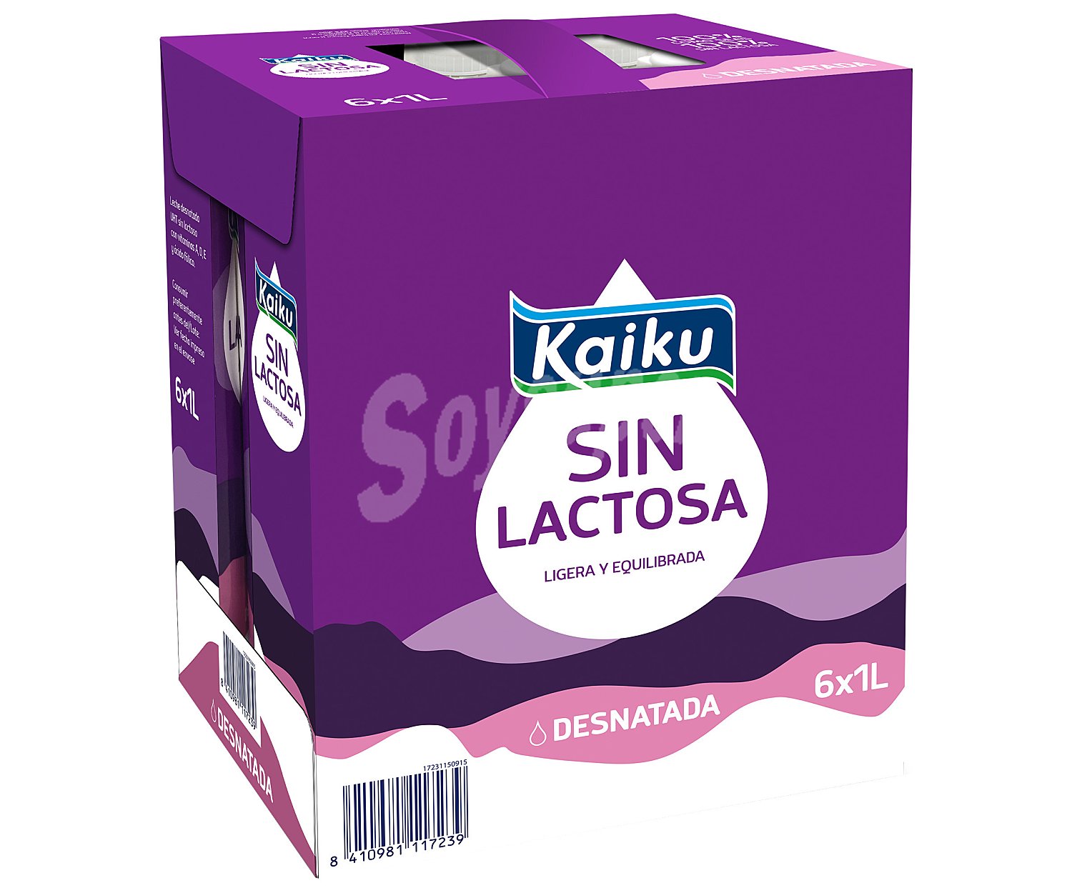 Kaiku Leche desnatada de vaca, sin lactosa kaiku