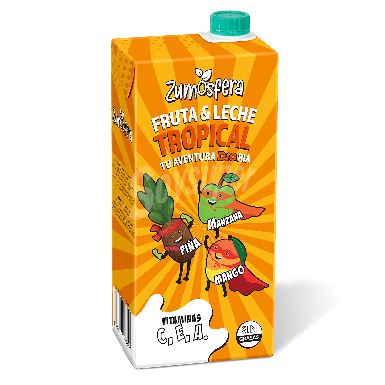 Bebida de frutas con leche tropical Zumosfera