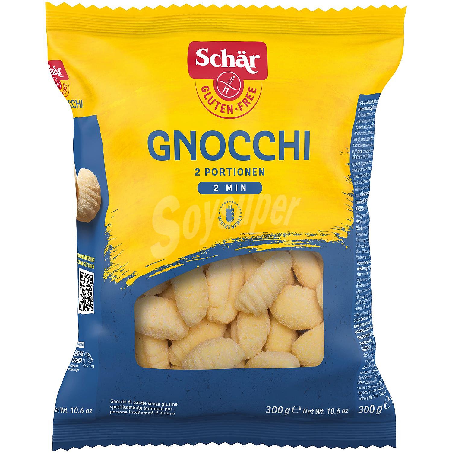 Pasta Gnocchi de patata sin gluten schar