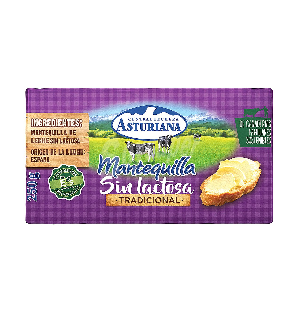 Mantequilla sin lactosa