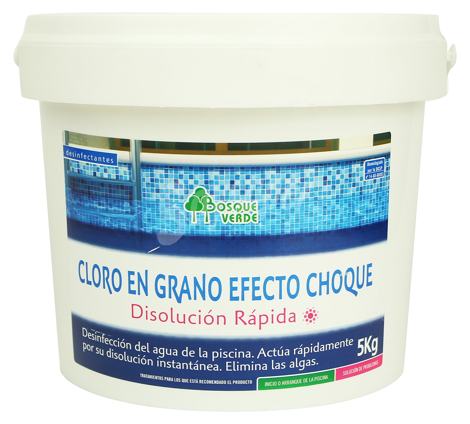 Piscina cloro choque granulado, productos