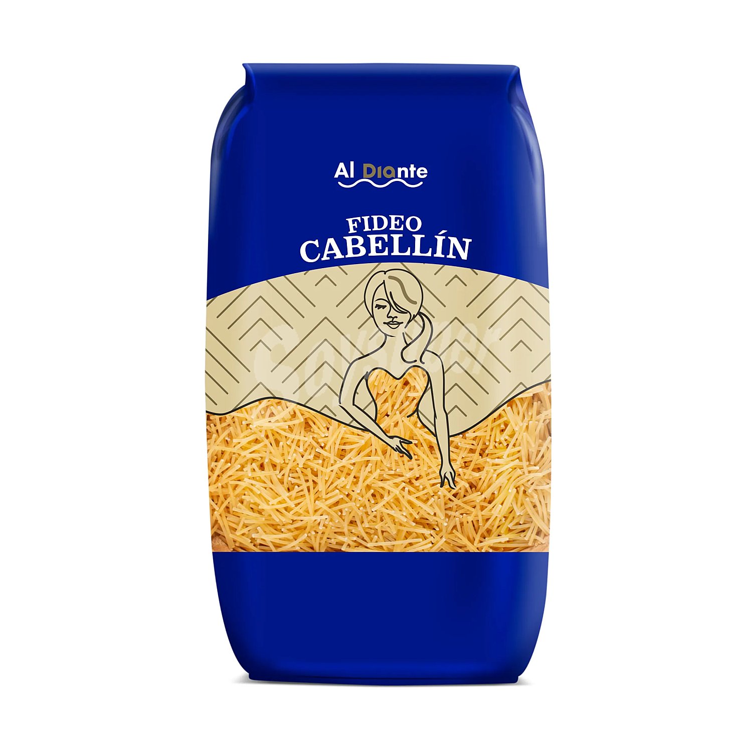 Fideo cabellín Al diante