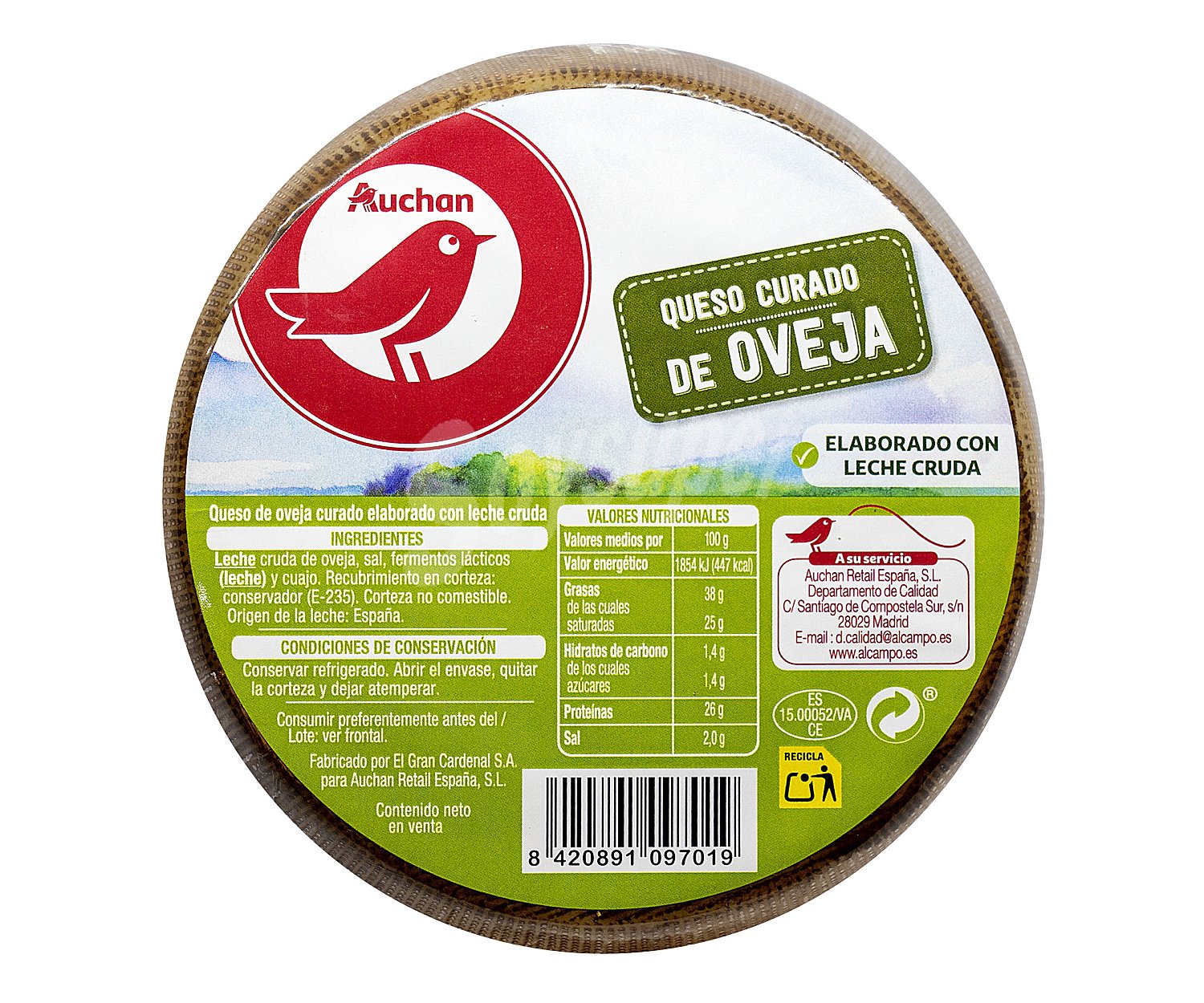 Queso de oveja curado mini