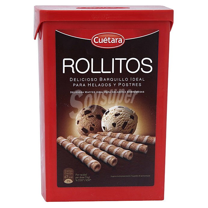 Galletas barquillos