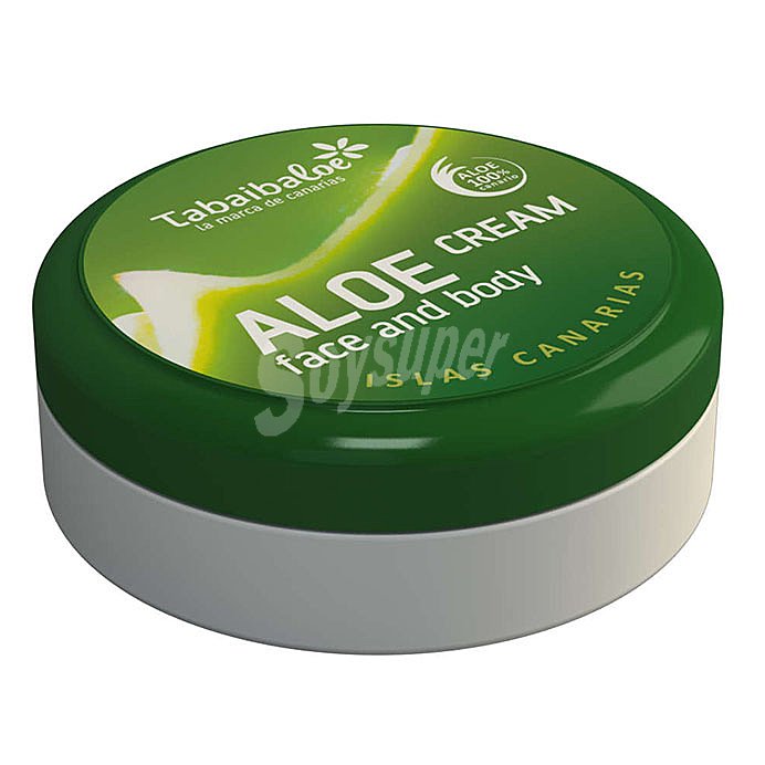 Crema hidratante para cara y cuerpo con Aloe vera 100% Canario