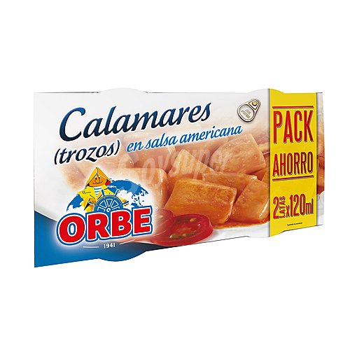 Orbe Calamares (trozos) en salsa Americana orbe