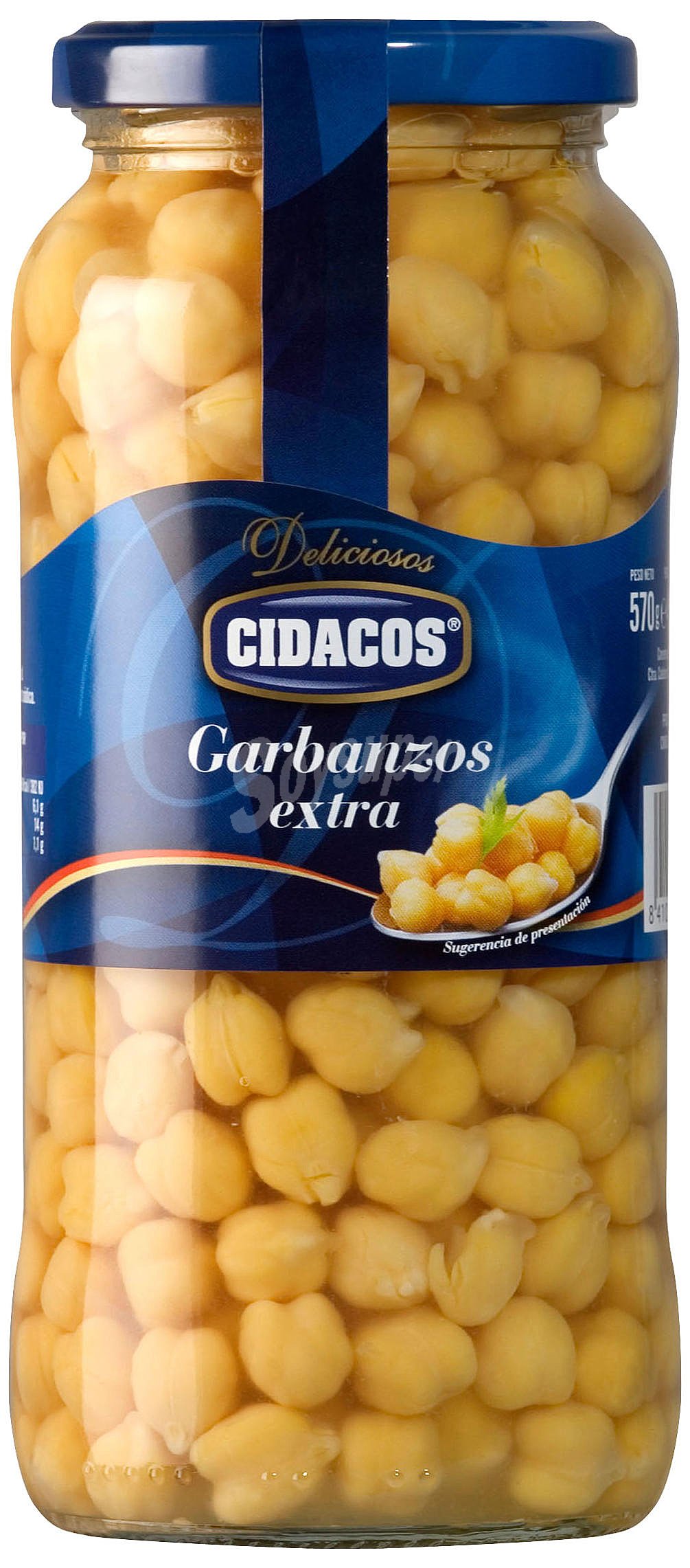 Garbanzos cocidos extra al natural