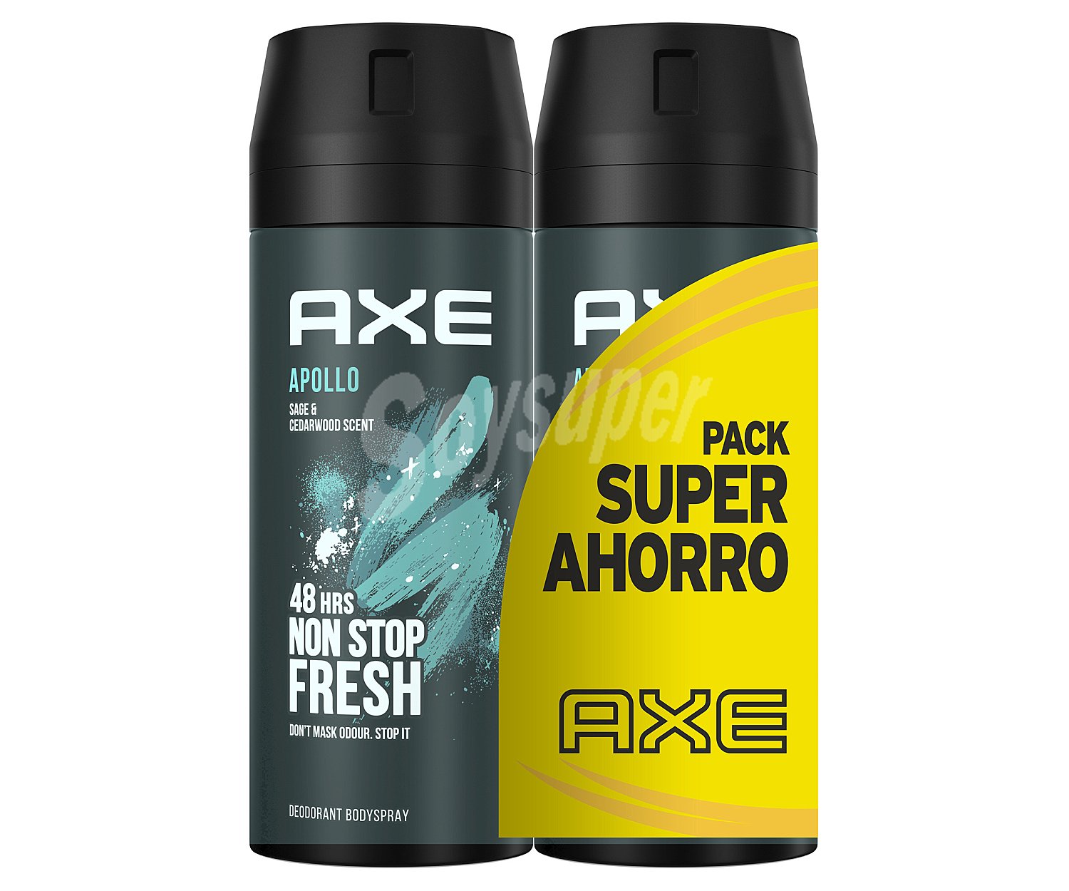 Desodorante en spray para hombre con protección transpirante hasta 48 horas AXE Apollo