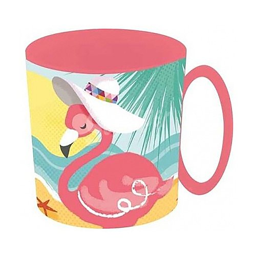 Taza de plástico con capacidad de , diseño flamenco, stor