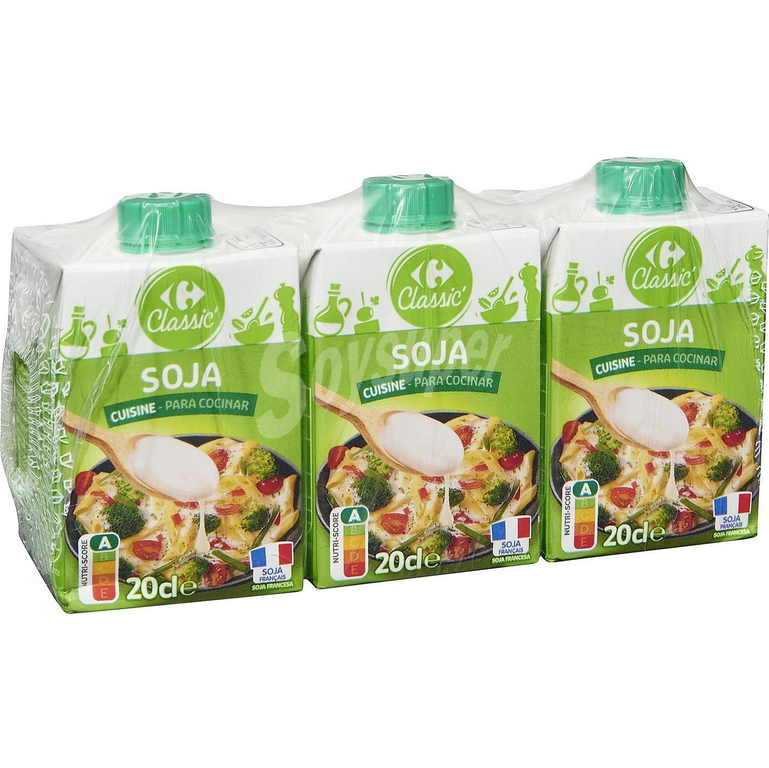 Soja para cocinar Carrefour