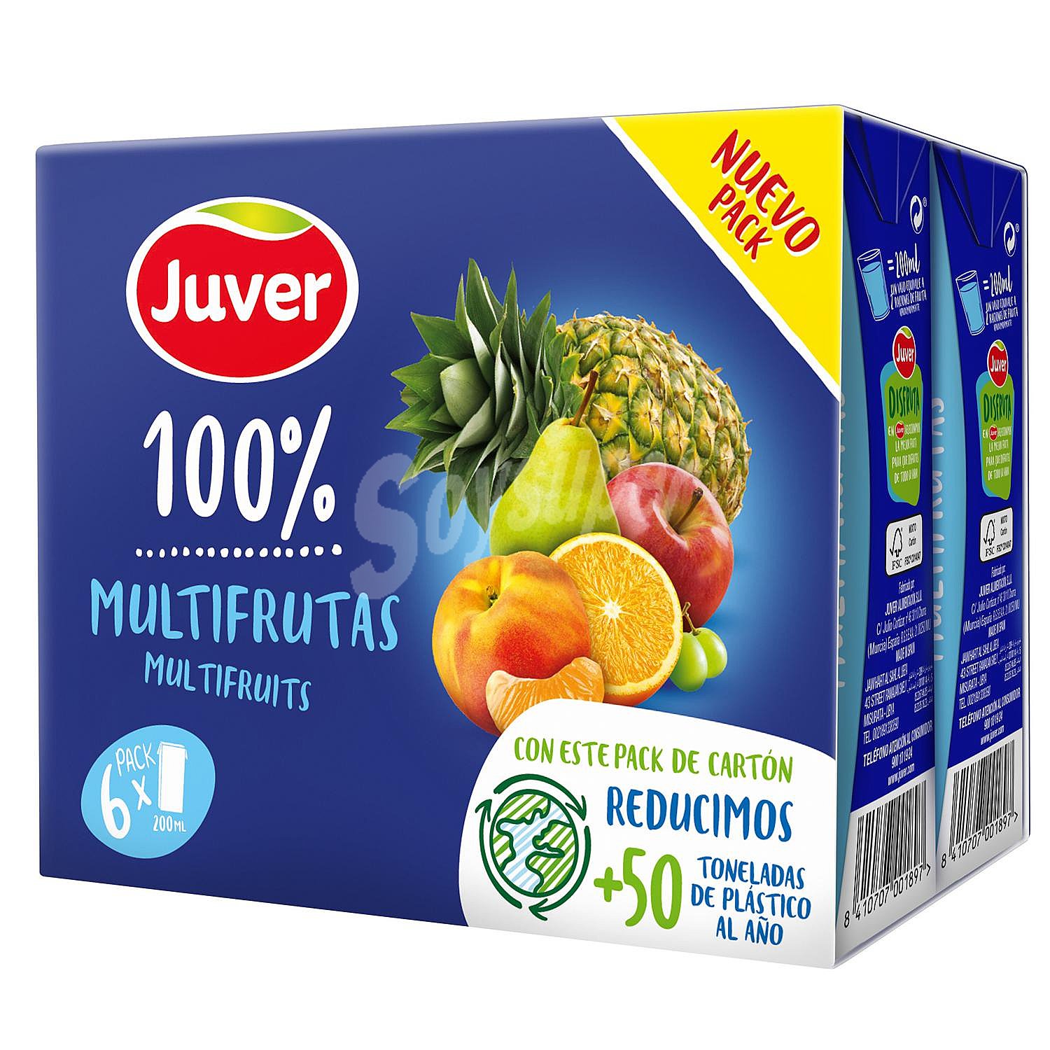 Zumo multifrutas Juver