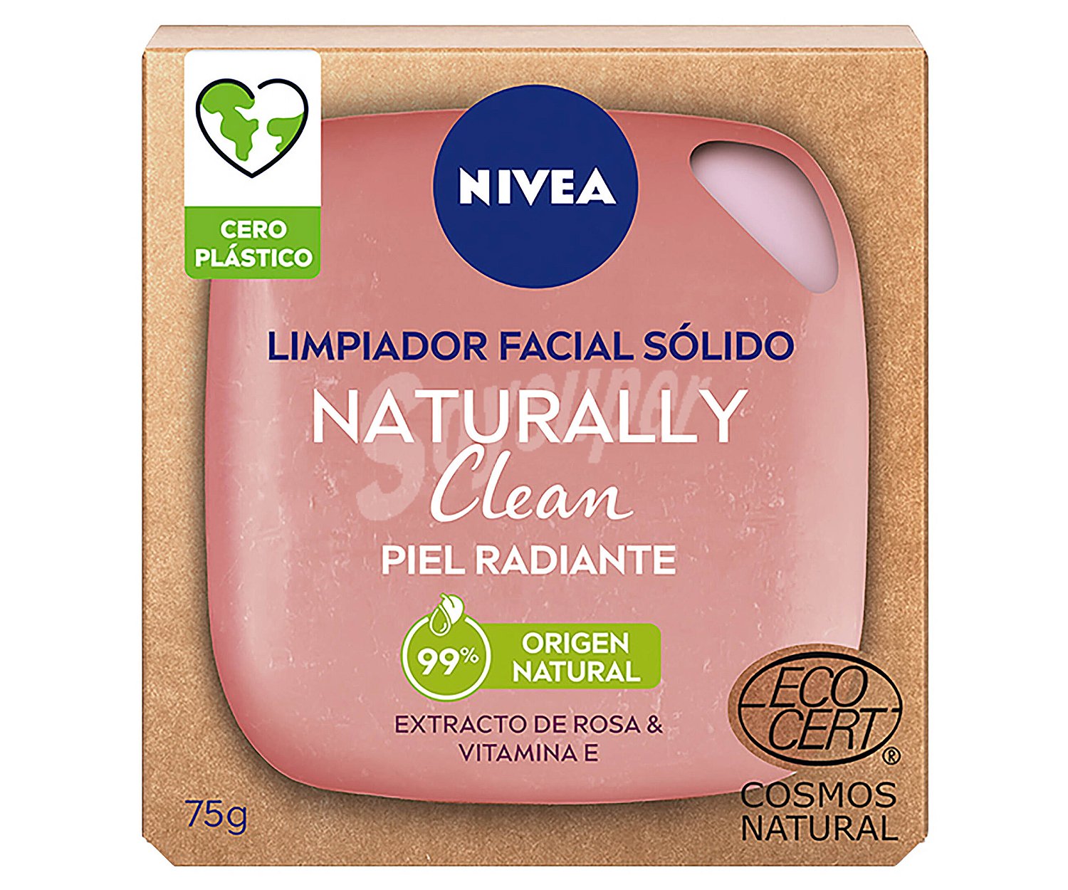 Nivea Limpiador facial sólido, para una piel radiante nivea Naturally clean