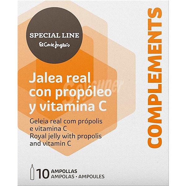 jalea real con propóleo y vitamina C 10 ampollas 