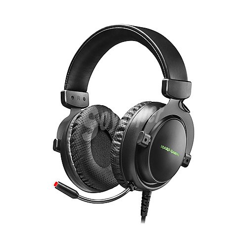 Auriculares gaming mars MH4X, micrófono, control volumen, sonido 7.1, conexión jack 3.5 mm, compatible PC / PS4 / switch