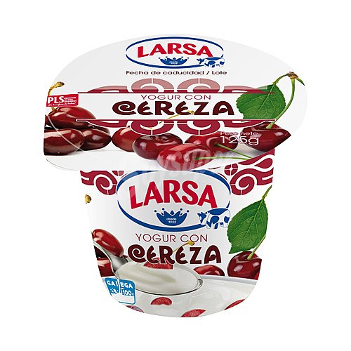 Larsa Yogur con trocitos de cereza larsa