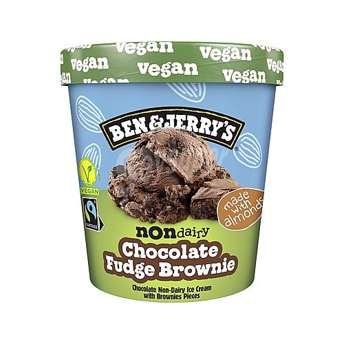 BEN & jerry's Tarrina de helado de chocolate con trozos de brownie de chocolate BEN & jerry´s Fudge brownie