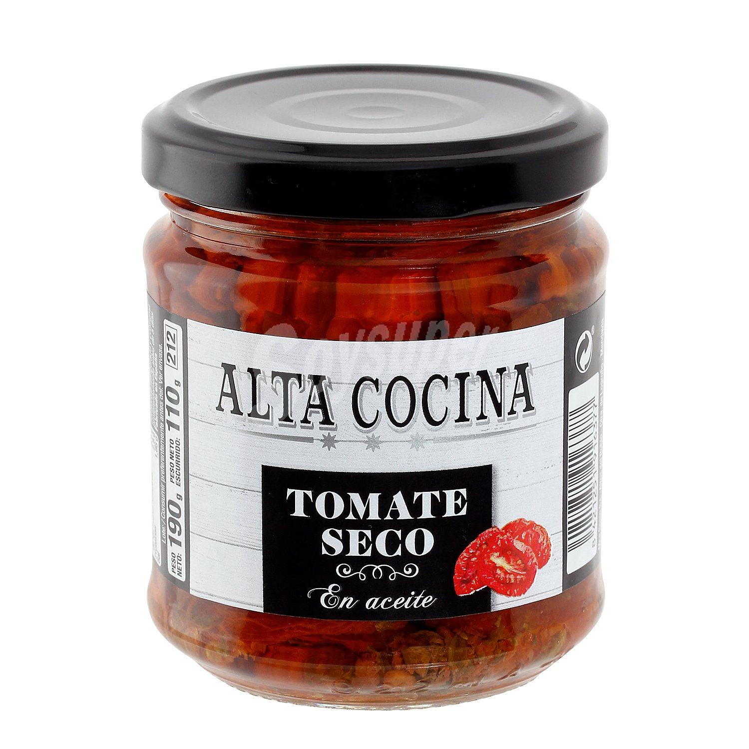 Tomate seco en aceite frasco 110 gr