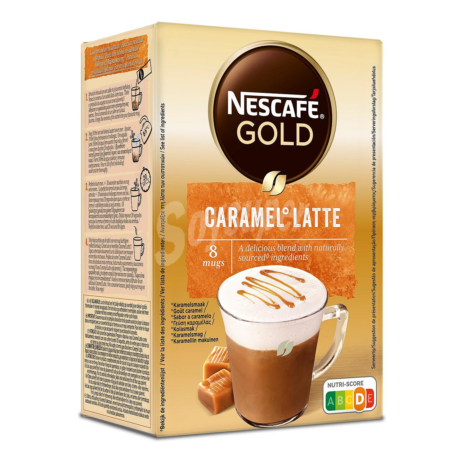 Café gold caramel