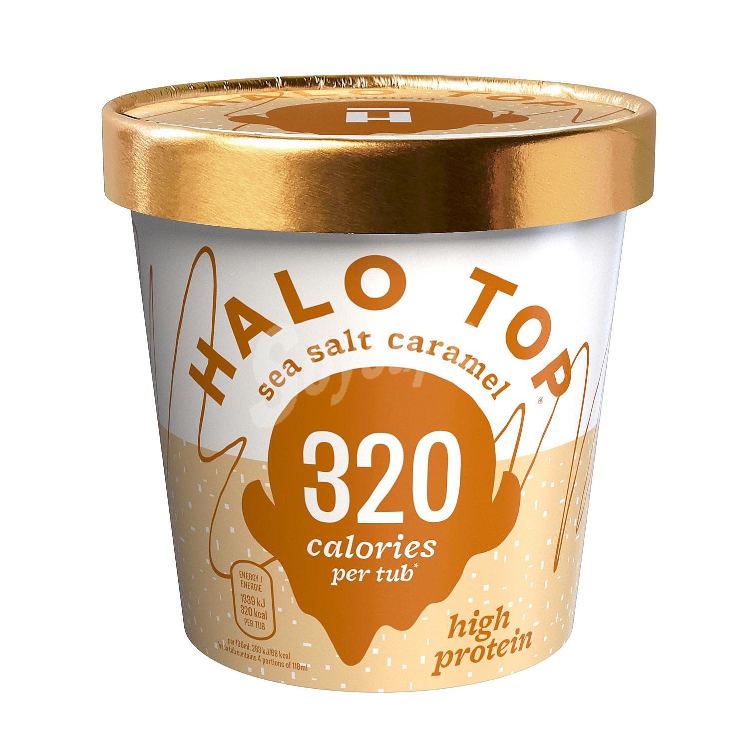 Helado de caramelo salado Halo Top