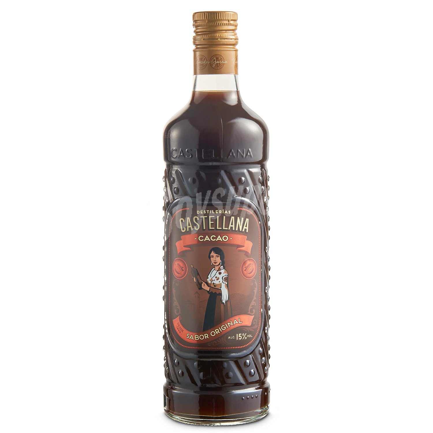 Licor de crema de cacao La castellana