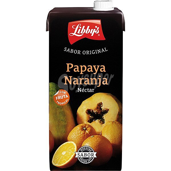 Néctar de naranja y papaya